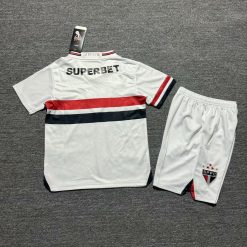 Alternative view of 2025/2026 Kids Size Sao Paulo Home Football Shirt 1:1 Thai Quality