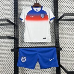 2025 Kids Size England Home Football Jersey 1:1 Thai Quality