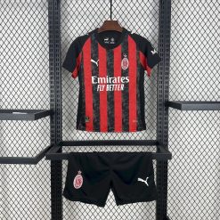 2025/2026 Kids Size AC Milan Home Football Shirt 1:1 Thai Quality