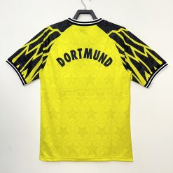 Alternative view of 1994/1995 Retro Dortmund Home Football Shirt 1:1 Thai Quality