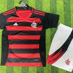 2025/2026 Kids Size Flamengo Home Football Shirt 1:1 Thai Quality
